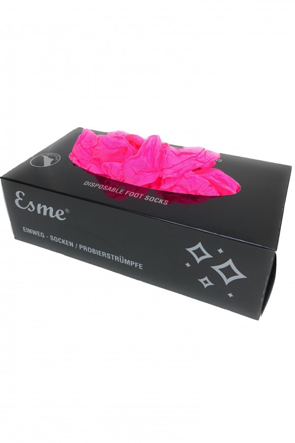 Sosete de unica folosinta culoare ROZ - 100 buc / cutie